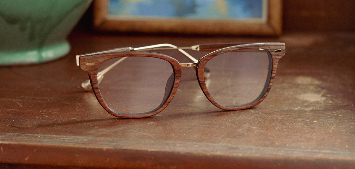 Shwood Heppner Mahogany & Gold