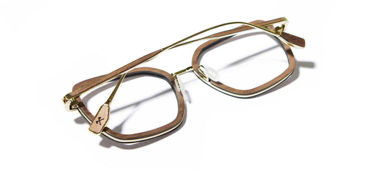 Shwood Sophie Walnut & Gold