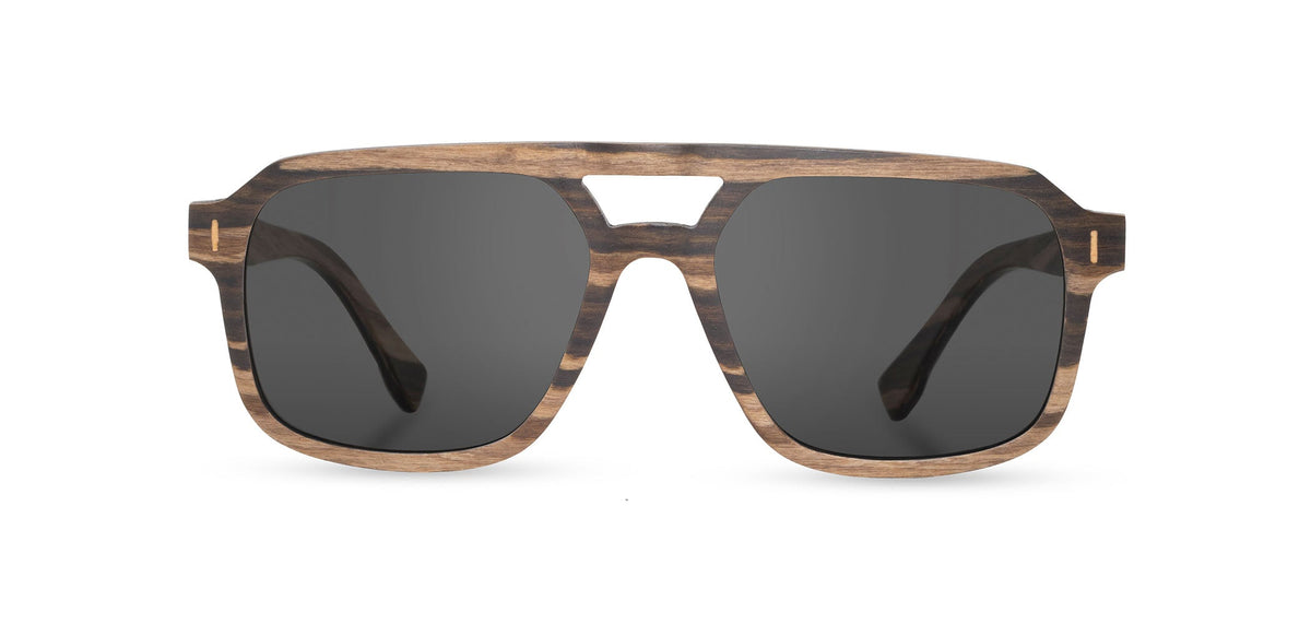 Shwood Auburn Striped Ebony