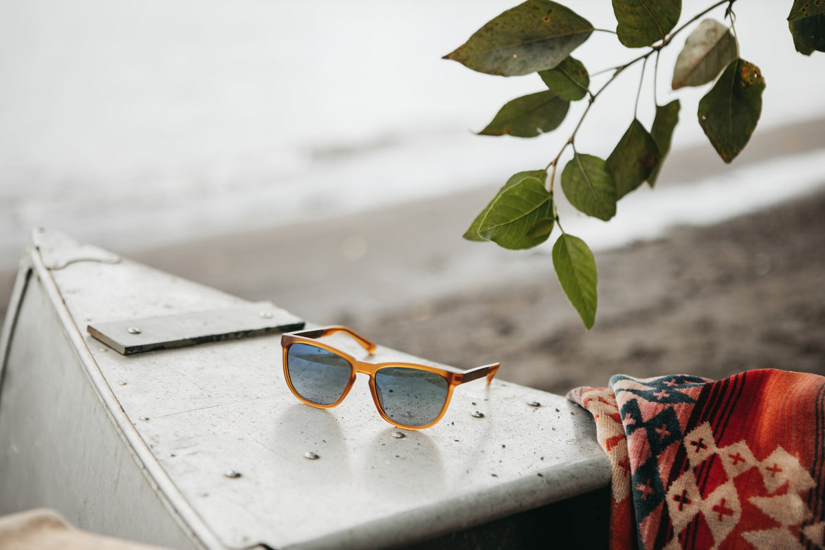 Shwood Canby ACTV Matte Apricot with Elm Burl