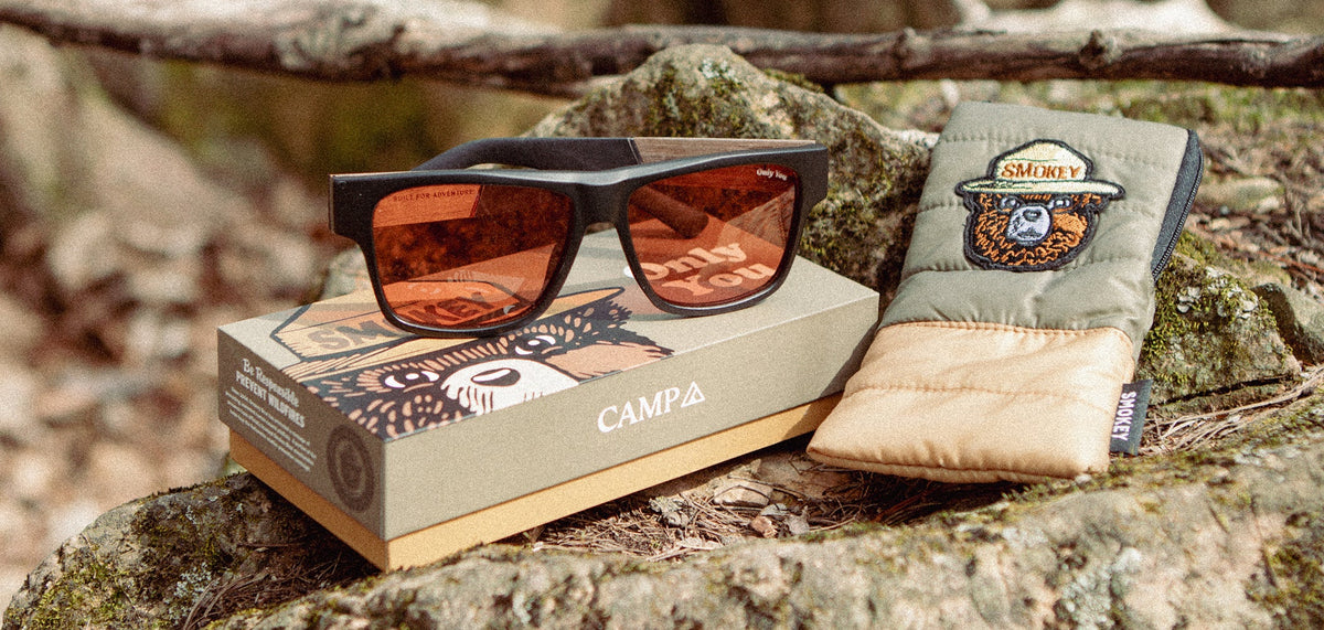 Shwood CAMP Cliff Smokey Bear Matte Black // Smokey Bear