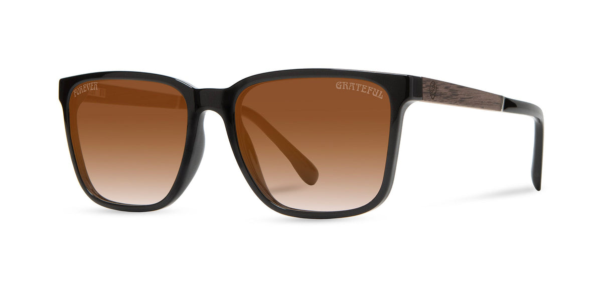 Shwood CAMP Crag Grateful Dead Black // Grateful Dead Stealie Engraved