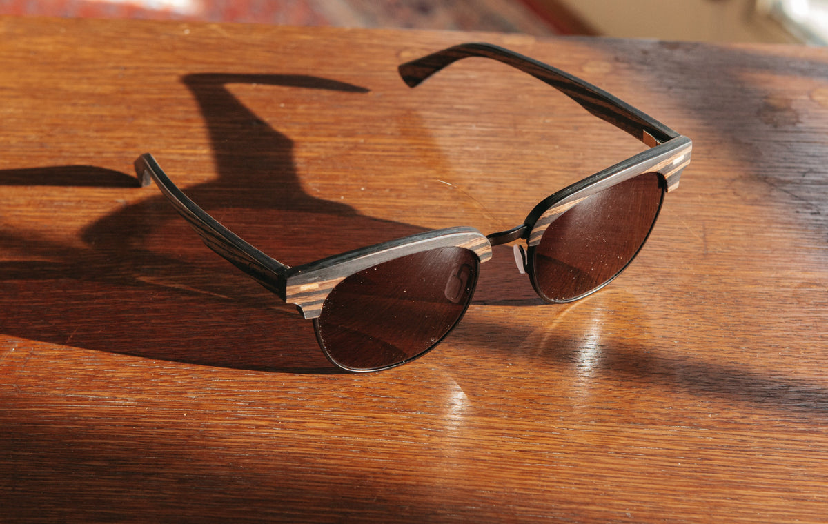 Shwood Eugene Striped Ebony