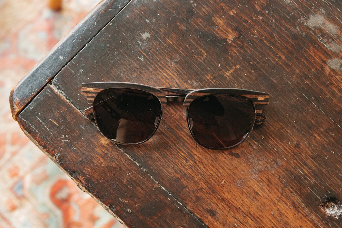 Shwood Eugene Striped Ebony