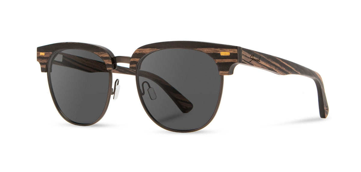 Shwood Eugene Striped Ebony