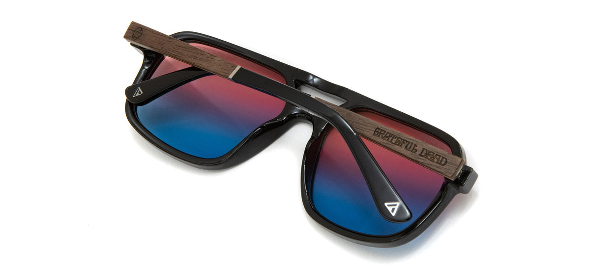 Shwood CAMP Glacier Grateful Dead Black // Grateful Dead Stealie Engraved