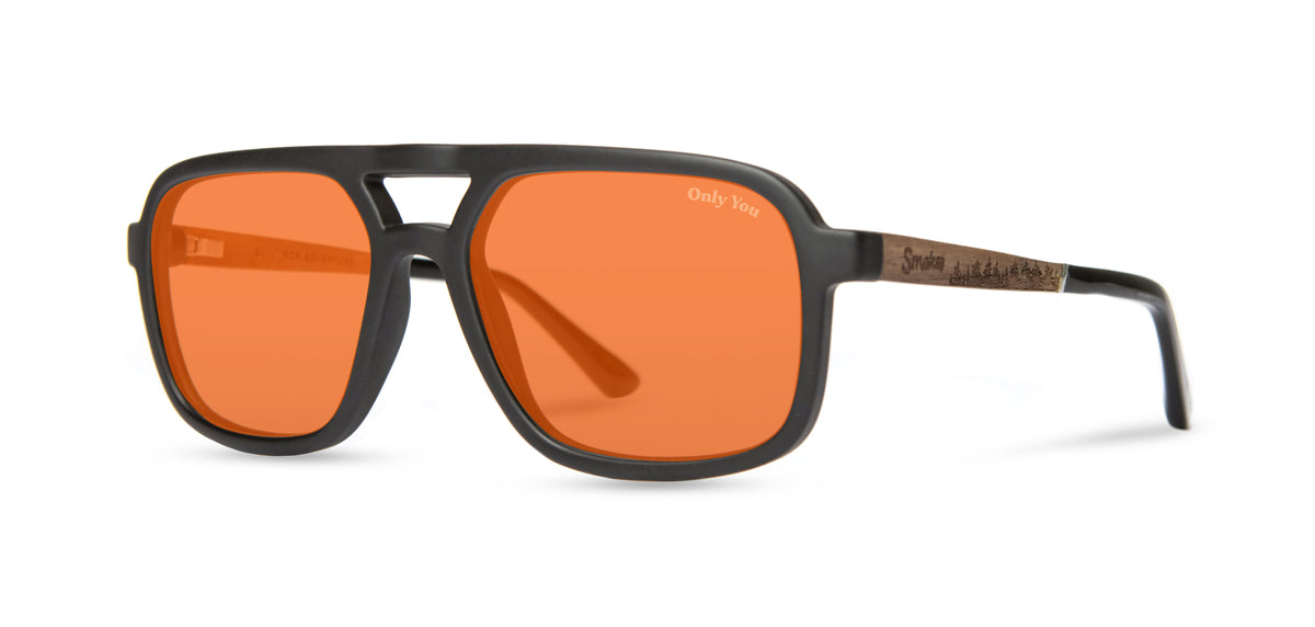 Shwood CAMP Glacier Smokey Bear Matte Black // Smokey Bear