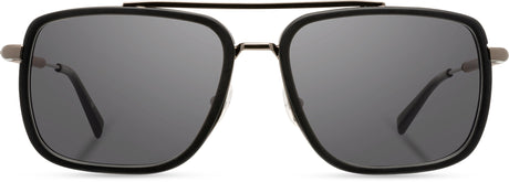Shwood Grant Matte Black & Black Chrome with Walnut