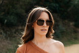 Shwood Grant Matte Brindle & Matte Gold with Walnut