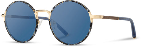 Shwood Hawthorne Blue Coral with Walnut