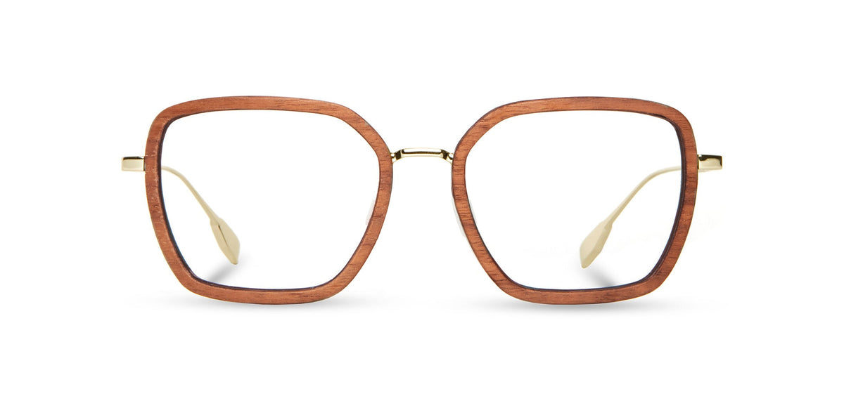 Shwood Sophie Mahogany & Gold
