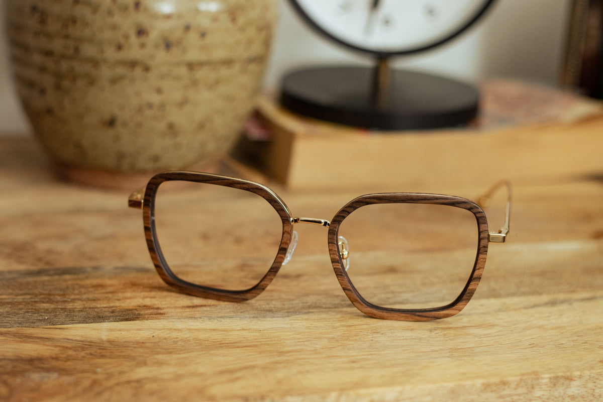 Shwood Sophie Walnut & Gold
