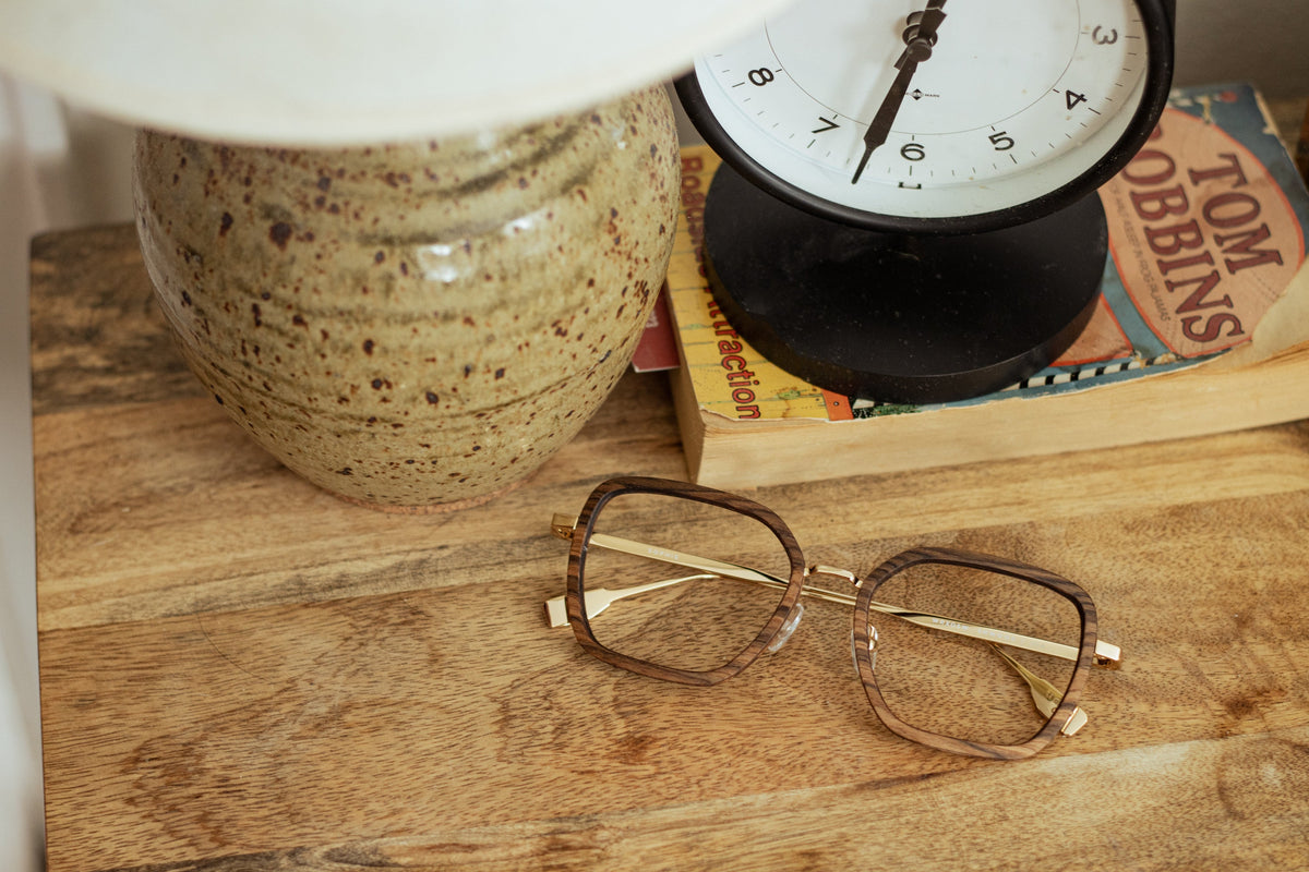 Shwood Sophie Walnut & Gold