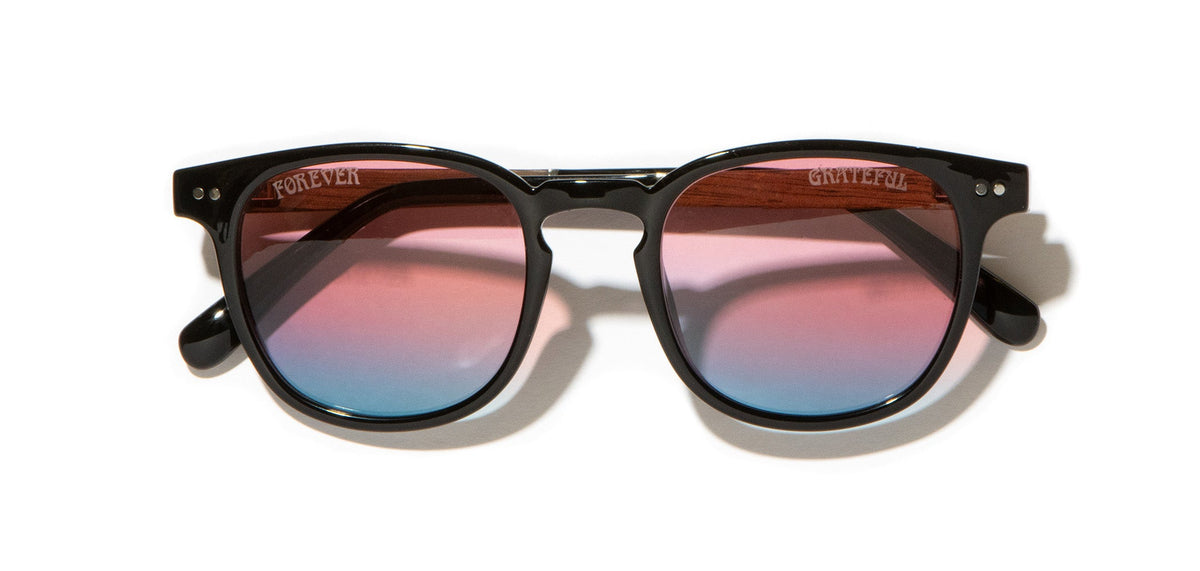 Shwood CAMP Topo Grateful Dead Black // Grateful Dead Stealie Engraved