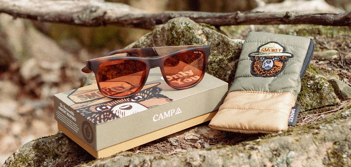Shwood CAMP Trail Smokey Bear Matte Tortoise // Smokey Bear